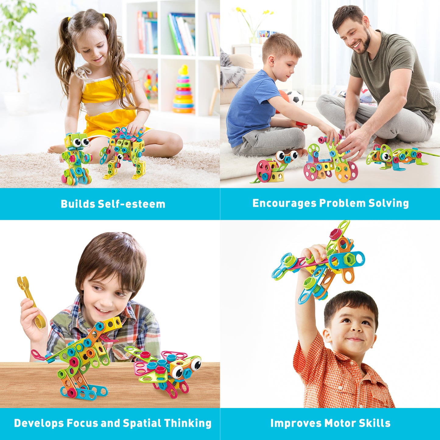 KIT de juguetes STEM 147 PCS