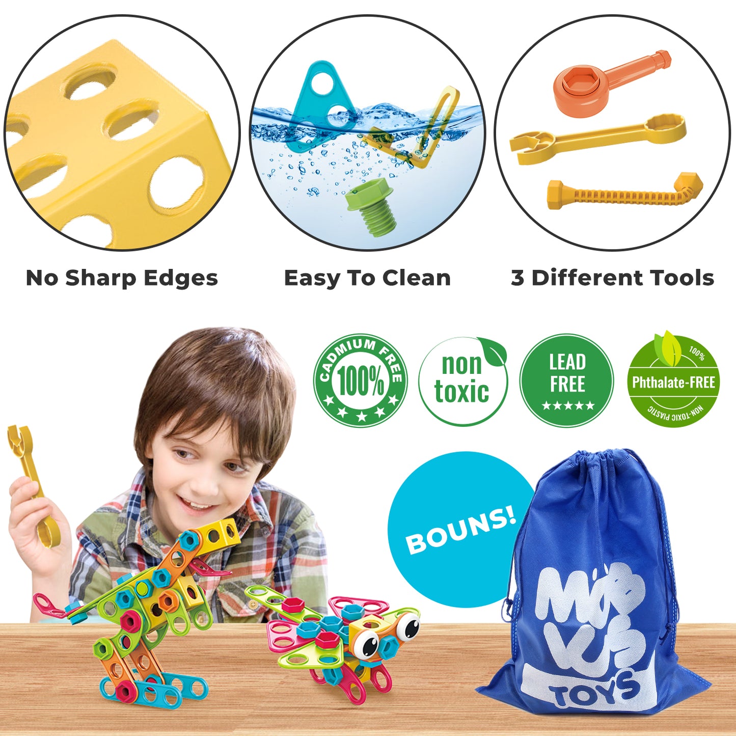 KIT de juguetes STEM 147 PCS