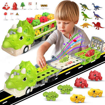 Dinosaur Toy Truck Race Track