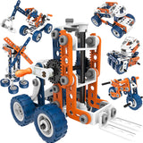 12-in-1 Stem Kit Toy for Kids - 152 Piece Construction Building Set