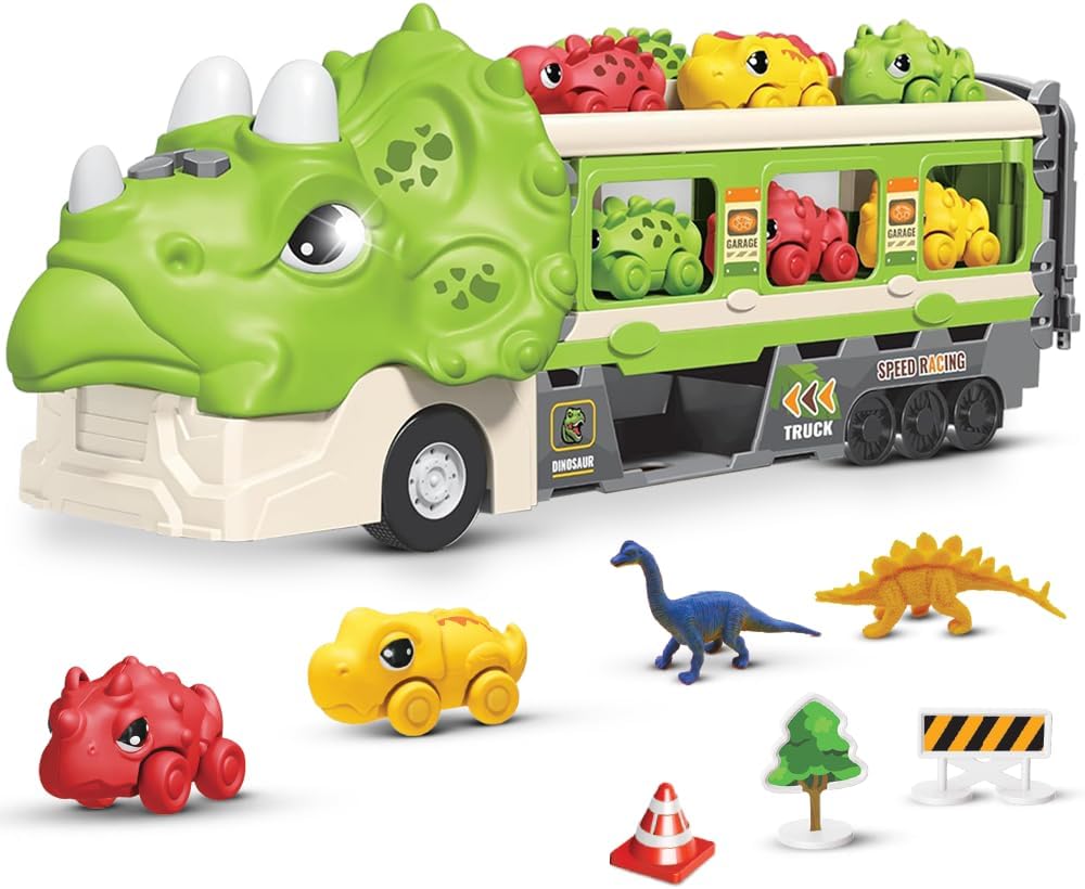 Dinosaur Toy Truck Race Track
