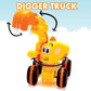 3 Friction Powered Trucks with Accessories | Push and Go Toys for Boys & Girls