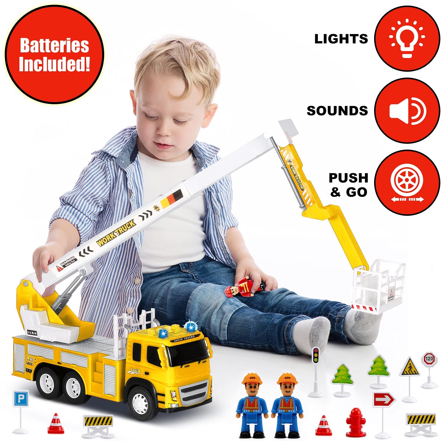 Toy utility 2024 bucket truck